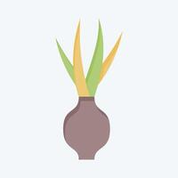 Icon Onion. related to Spice symbol. flat style. simple design editable. simple illustration vector