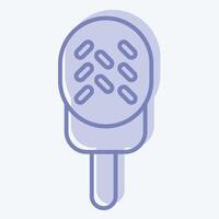 Icon Ice cream. related to Milk and Drink symbol. two tone style. simple design editable. simple illustration vector