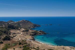 the coastline of skikda algeria photo