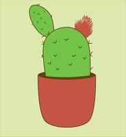 cactus plant vector