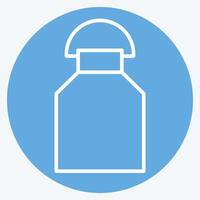 Icon Milk. related to Milk and Drink symbol. blue eyes style. simple design editable. simple illustration vector