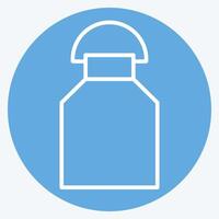 Icon Milk. related to Milk and Drink symbol. blue eyes style. simple design editable. simple illustration vector