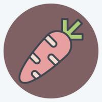 Icon Healthy Food. related to Milk and Drink symbol. color mate style. simple design editable. simple illustration vector