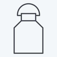 Icon Milk. related to Milk and Drink symbol. line style. simple design editable. simple illustration vector