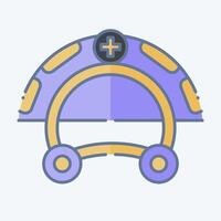 Icon Disk Break. related to Garage symbol. doodle style. simple design editable. simple illustration vector