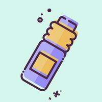 Icon Bottle. related to Hockey Sports symbol. MBE style. simple design editable vector