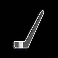 Icon Hockey Stick. related to Hockey Sports symbol. glossy style. simple design editable vector