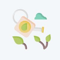 Icon Watering Plant. related to Ecology symbol. flat style. simple design editable. simple illustration vector