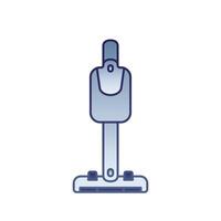 cordless vacuum cleaner icon with outline vector