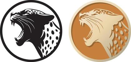 Leopard Logo Illustration. vector