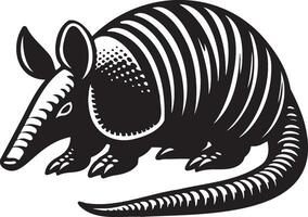 Armadillo Sketch Illustration. vector