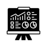 Presentation icon in vector. Logotype vector