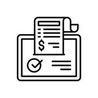Payment Done icon in vector. Logotype vector