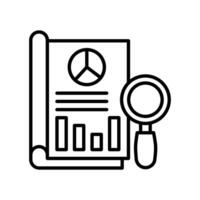 Technical Analysis  icon in vector. Logotype vector