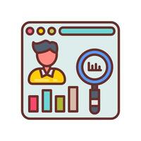 Behavioral Data  icon in vector. Logotype vector