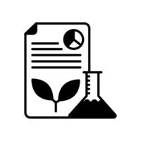 ambiental datos icono en vector. logotipo vector