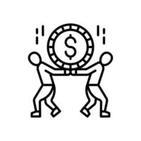 Funding icon in vector. Logotype vector