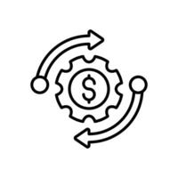 Revenue icon in vector. Logotype vector