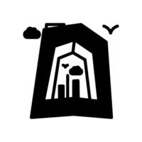Flatiron Building  icon in vector. Logotype vector