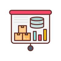 Retail Sales Data  icon in vector. Logotype vector