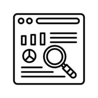 Detection  icon in vector. Logotype vector