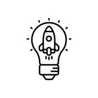 Idea icon in vector. Logotype vector