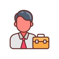 Employee icon in vector. Logotype vector