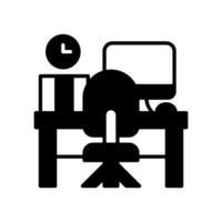 Workplace icon in vector. Logotype vector