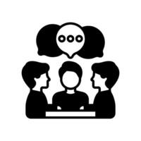 Dialog  icon in vector. Logotype vector