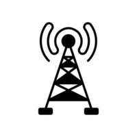 radio olas icono en vector. logotipo vector