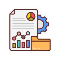 Data Management  icon in vector. Logotype vector