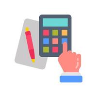 Accounting icon in vector. Logotype vector