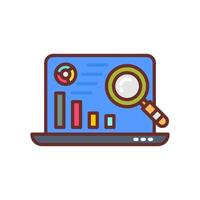 Data Journalism  icon in vector. Logotype vector