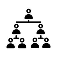 Org Chart  icon in vector. Logotype vector