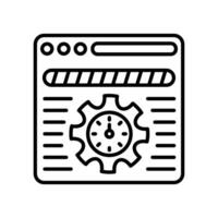 Website Loading  icon in vector. Logotype vector
