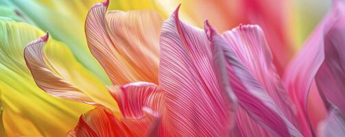 AI generated Spring Symphony, Abstract Patterns Inspired by the Vibrant Energy and Renewal of the Season photo