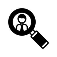 Search Employee  icon in vector. Logotype vector