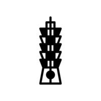 Taipei  icon in vector. Logotype vector