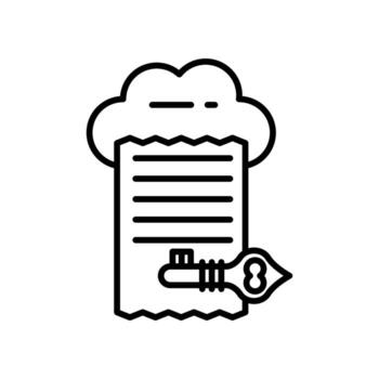 File Access  icon in vector. Logotype vector