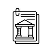 banco datos icono en vector. logotipo vector