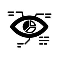 Vision  icon in vector. Logotype vector