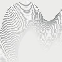 Abstract wavy line background, dynamic sound wave, wavy pattern, stylish line art and wave swirl banner background vector