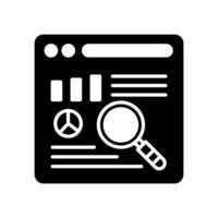 Detection  icon in vector. Logotype vector