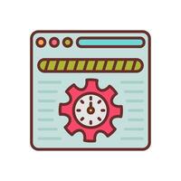 Website Loading  icon in vector. Logotype vector