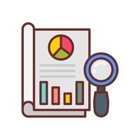 Technical Analysis  icon in vector. Logotype vector