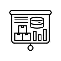 Retail Sales Data  icon in vector. Logotype vector