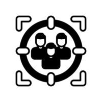 Focus Group icon in vector. Logotype vector