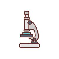 Microscope  icon in vector. Logotype vector