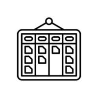 Tasks icon in vector. Logotype vector