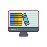 Library Data  icon in vector. Logotype vector